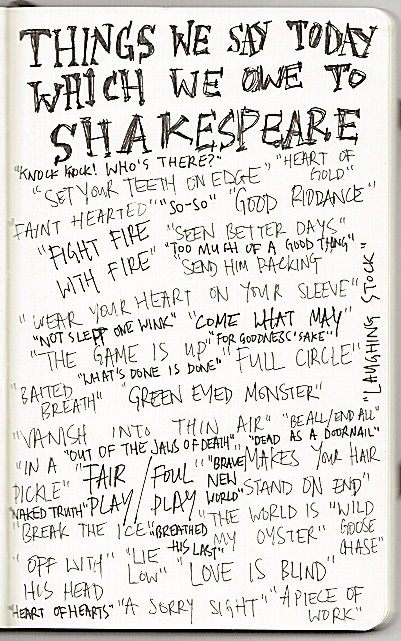 Shakespeare Slang- For International Book Day
